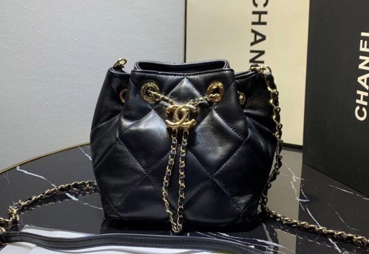 Chanels Small Drawstring Bag Takes Center Stage at Fashion Week